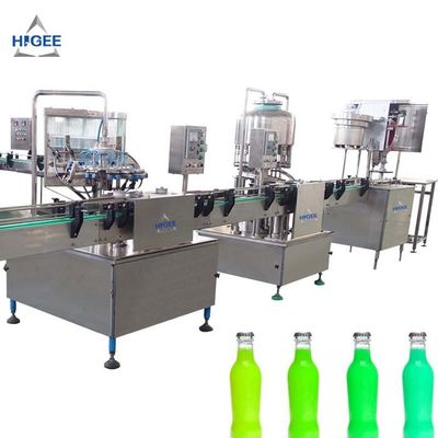 Bph 1000 carbonató el equipo embotellador de la bebida/el equipo embotellador del terraplén caliente proveedor
