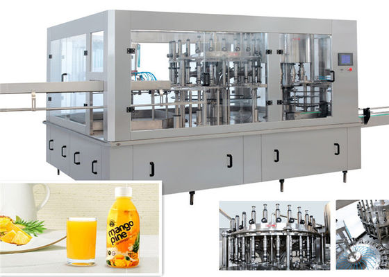 Máquina de rellenar líquida conducida eléctrica de Monoblock/equipo embotellador del jugo del mango proveedor
