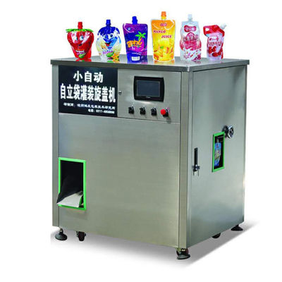 Máquina de rellenar de la máquina de la bolsa automática del jugo, del relleno y el capsular proveedor