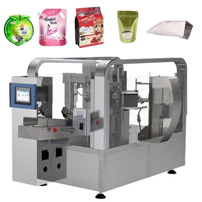 Máquina de rellenar de la bolsa eléctrica del jugo, máquina de rellenar de la bolsa del canalón proveedor